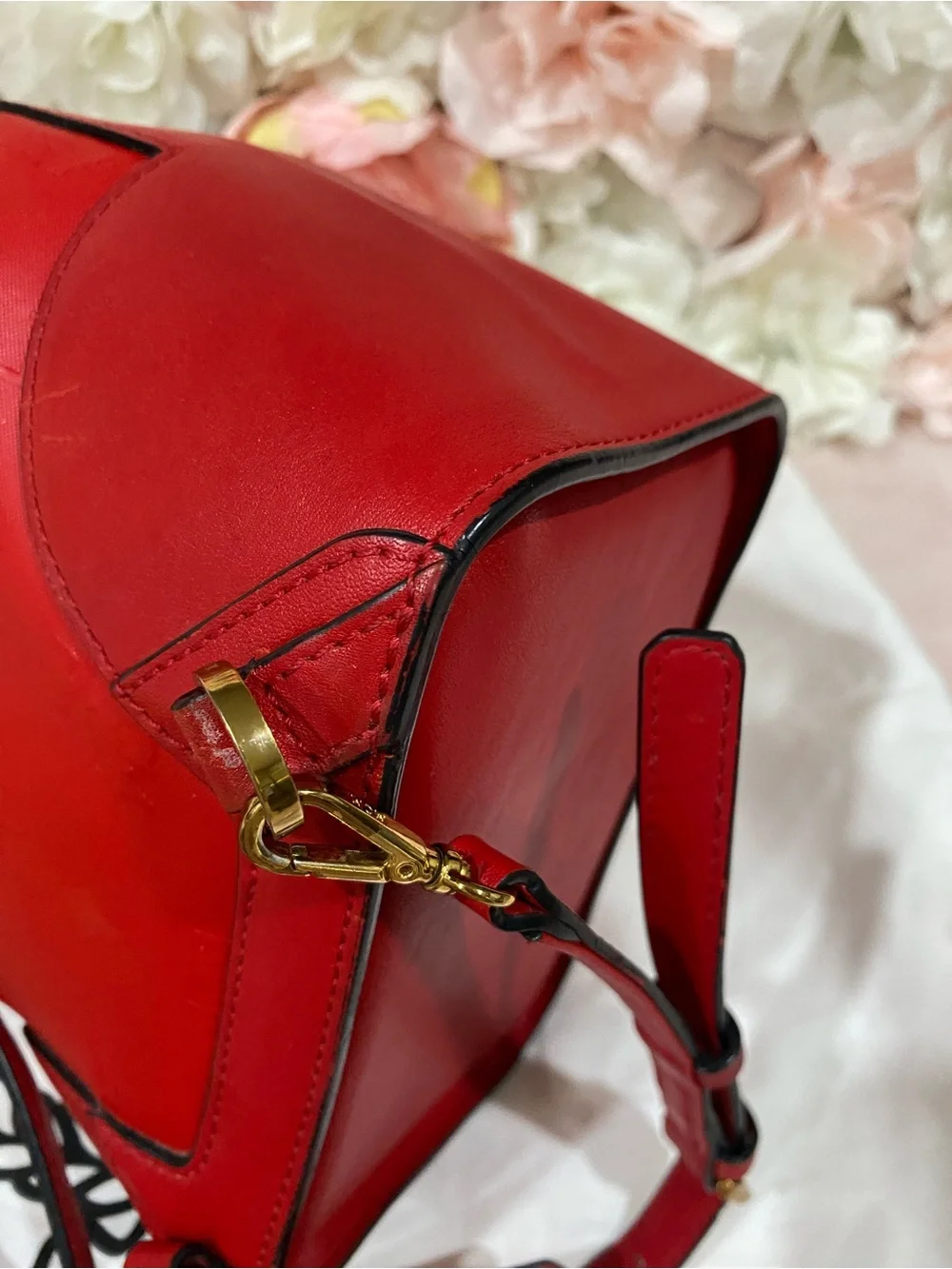 MCM Claudia Studded Drawstring Backpack